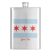 Flasque Drapeau de Chicago Classic Flask (devant)