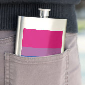 Flasque Drapeau de fierté bisexuel (En situation)