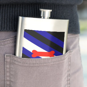 Flasque Drapeau de fierté de jeu de chiots de SlipperyJoe