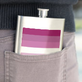 Flasque Drapeau de fierté lesbienne de SlipperyJoe féminin (En situation)