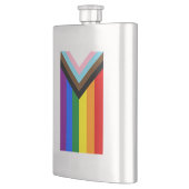 Flasque Drapeau de fierté Progress LGBTQ+ (Gauche)