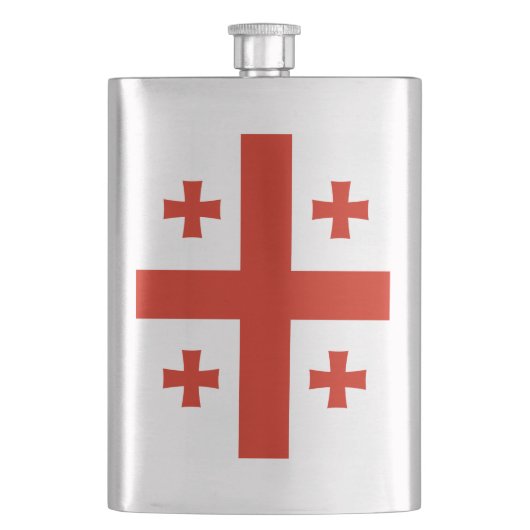 Flasque Drapeau de Géorgie (devant)