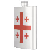 Flasque Drapeau de Géorgie (Gauche)