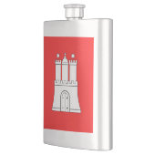 Flasque Drapeau de Hambourg (Gauche)