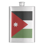 Flasque Drapeau de Jordanie (devant)