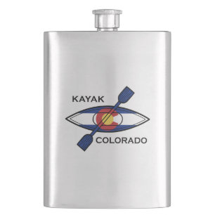 Flasque Drapeau de Kayak Colorado