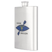 Flasque Drapeau de Kayak Oregon (Gauche)