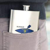 Flasque Drapeau de Kayak Oregon (En situation)