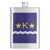 Flasque Drapeau de Kinshasa, Congo Hip Flask (devant)