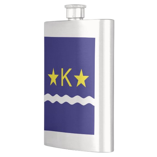 Flasque Drapeau de Kinshasa, Congo Hip Flask (Gauche)