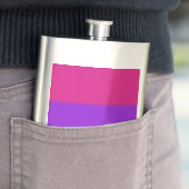 Flasque Drapeau de la fierté bisexuelle tombée (En situation)