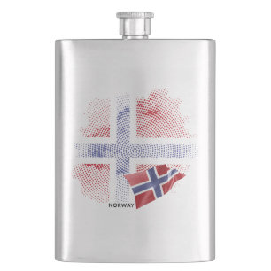 Flasque Drapeau de la Norvège
