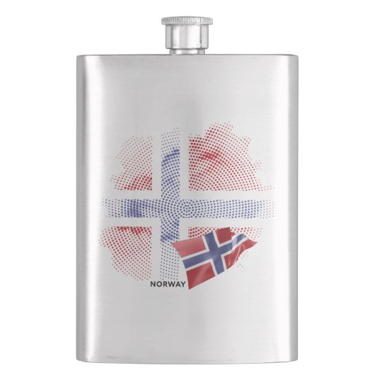 Flasque Drapeau de la Norvège (devant)