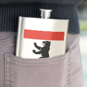 Flasque Drapeau de la poche de la hanche berlinoise (En situation)