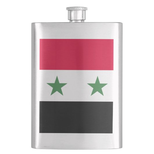 Flasque Drapeau de la Syrie (devant)