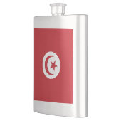 Flasque Drapeau de la Tunisie (Gauche)