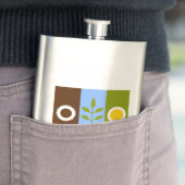 Flasque Drapeau de la ville de Fresno, Californie (En situation)