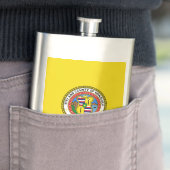 Flasque Drapeau de la ville d'Honolulu, Hawaii Flask (En situation)