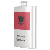 Flasque Drapeau de l'Albanie (Gauche)