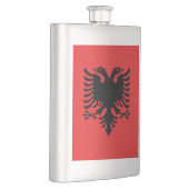 Flasque Drapeau de l'Albanie (Droite)
