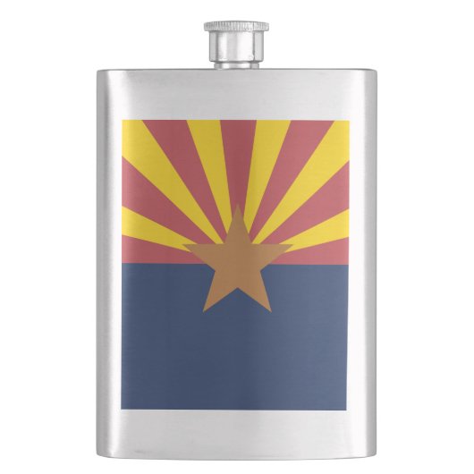 Flasque Drapeau de l'Arizona (devant)