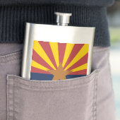 Flasque Drapeau de l'Arizona (En situation)