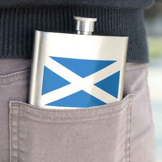 Flasque Drapeau de l'Ecosse (En situation)