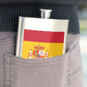 Flasque Drapeau de l'Espagne (En situation)