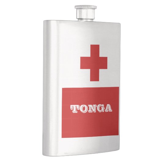 Flasque Drapeau de l'île des Tonga (Droite)