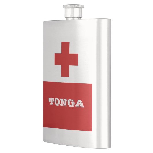 Flasque Drapeau de l'île des Tonga (Gauche)