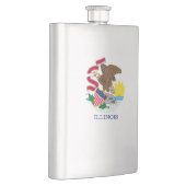 Flasque Drapeau de l'Illinois (Droite)