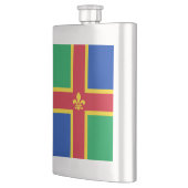 Flasque Drapeau de Lincolnshire (Gauche)
