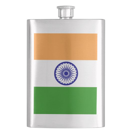 Flasque Drapeau de l'Inde (devant)