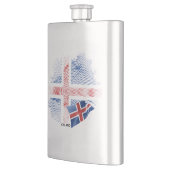 Flasque Drapeau de l'Islande (Gauche)
