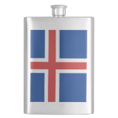 Flasque Drapeau de l'Islande (devant)