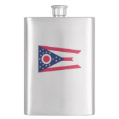 Flasque Drapeau de l'Ohio (devant)