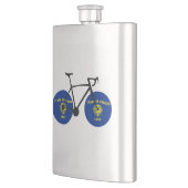 Flasque Drapeau de l'Oregon à vélo (Gauche)
