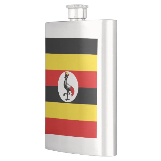 Flasque Drapeau de l'Ouganda (Gauche)