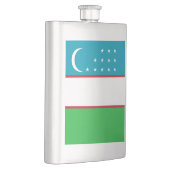 Flasque Drapeau de l'Ouzbékistan (Droite)