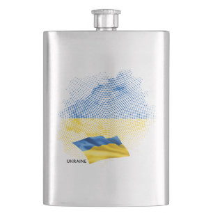 Flasque Drapeau de l'Ukraine