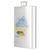Flasque Drapeau de l'Ukraine (Gauche)