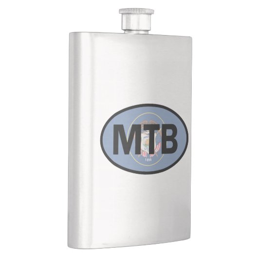 Flasque Drapeau de l'Utah VTT (Droite)