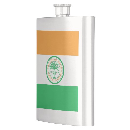 Flasque Drapeau de Miami, Floride Hip Flask (Gauche)