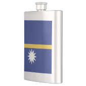 Flasque Drapeau de Nauru (Gauche)