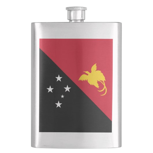 Flasque Drapeau de Papouasie-Nouvelle-Guinée (devant)