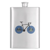 Flasque Drapeau de Pennsylvanie à vélo (devant)