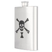 Flasque Drapeau de pirate d'Emanuel Wynne Jolly Roger (Gauche)
