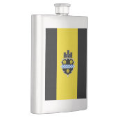 Flasque Drapeau de Pittsburgh, Pennsylvanie Hip Flask (Droite)
