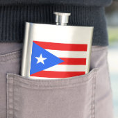 Flasque Drapeau de Porto Rico (En situation)