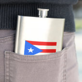 Flasque Drapeau de Porto Rico Classic Flask (En situation)